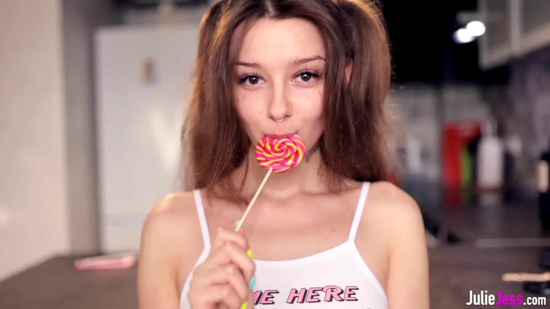 She Takes Daddys Huge Dick in her Teen Pussy