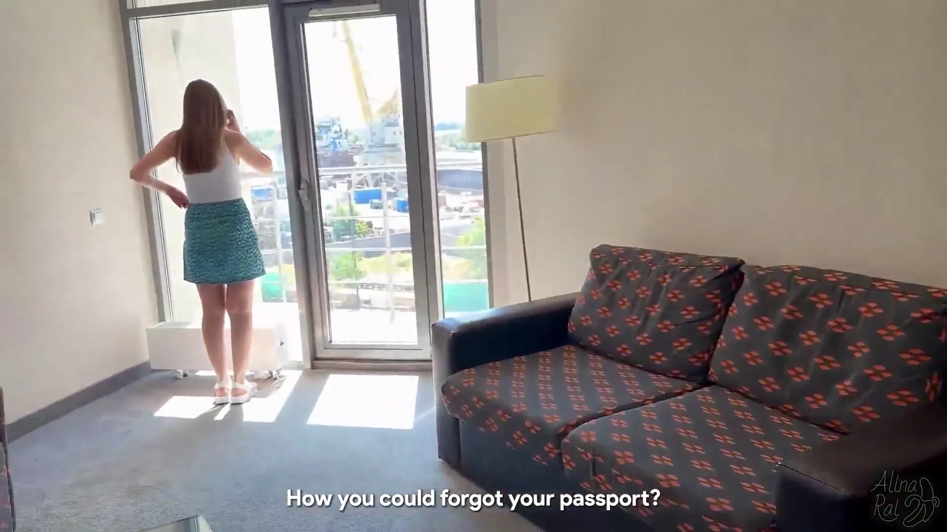 Unplanned sex in a hotel room between stepson and his stepmom